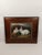 Vintage Rabbit Oil Painting in Brown, Cream & Green With Carved Gilt Wood Frame For Sale - Image 12 of 14