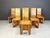1970s Vintage Pine Wood Dining Chairs, 1970s, Set of 6 For Sale - Image 5 of 12
