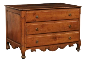 Late 18th Century French Carved Walnut Commode