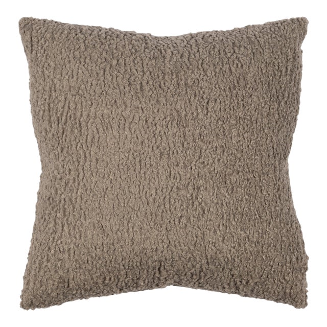 Teddy Pewter 22x22 Pillow For Sale