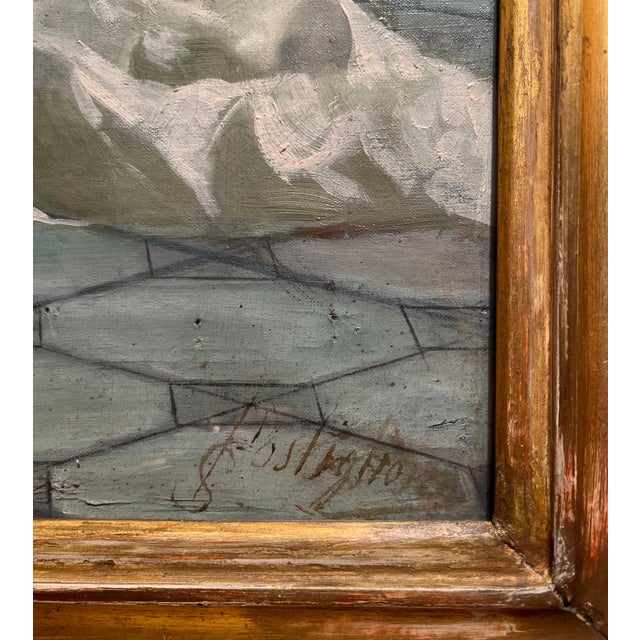 Salvatore Postiglione, Pastime of a Young Lady from a Good Family, Oil on Canvas, 19th Century, Framed For Sale - Image 14 of 17