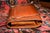 Stately English Antique Leather Suede Case With Tins Home Decor Prop For Sale - Image 16 of 16