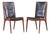 Vladimir Kagan for Dreyfuss Vk 101 Mid Century Walnut Sling Chairs - Pair For Sale