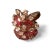 Art Deco Late 20th Century 18K White Gold Pink Tourmaline Diamond Designer Ring Estate, Size 8.5 For Sale - Image 3 of 3