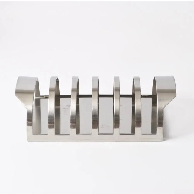 Mid-Century Modern Cylinda Line Toast Rack by Arne Jacobsen for Stelton, 1980s For Sale - Image 3 of 7