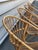 Tan Vintage Rattan Basket Garden Chairs, France 1960s, Set of 4 For Sale - Image 8 of 13