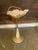 Italian 1950s Capodimonte Gold Leaf Floor Ashtray Stand For Sale - Image 3 of 11