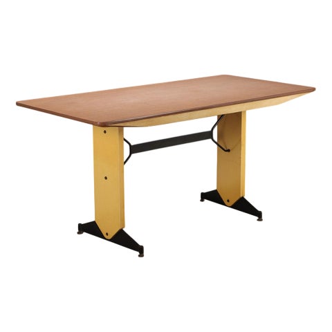 Vintage Table with Laminate Top, 1960s For Sale