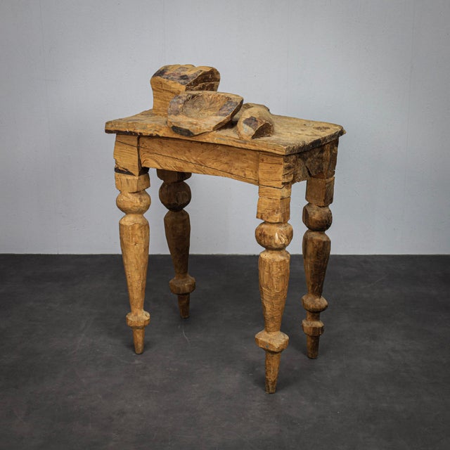 Emile Van Der Kruk, Sculptural Loaves & Fishes Table, 2000s, Wood For Sale - Image 9 of 9