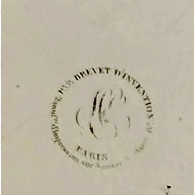 French Creil Theo's Plates - a Pair For Sale - Image 4 of 4