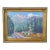 Silvio Silvestri, Listed Artist (1948-2018) Squaw Valley Palisades Tahoe California Landscape Painting W/ Antiqued Gold Frame For Sale