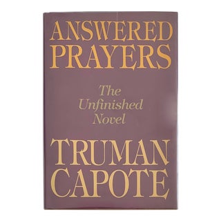 1980s Truman Capote's Answered Prayers, 1st Printing For Sale
