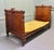 19th Century French Empire Style Bed or Single Bed. The bed is made in beautiful cherry wood it has a high headboard and...