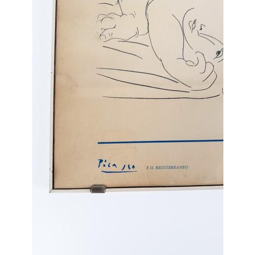 Vintage Picasso at Villa Medici Exhibition Poster, 1983 For Sale - Image 15 of 16
