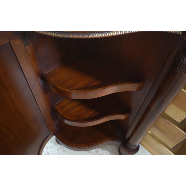 1990s Century Large Mahogany Gentleman’s Dresser Chest For Sale - Image 5 of 18