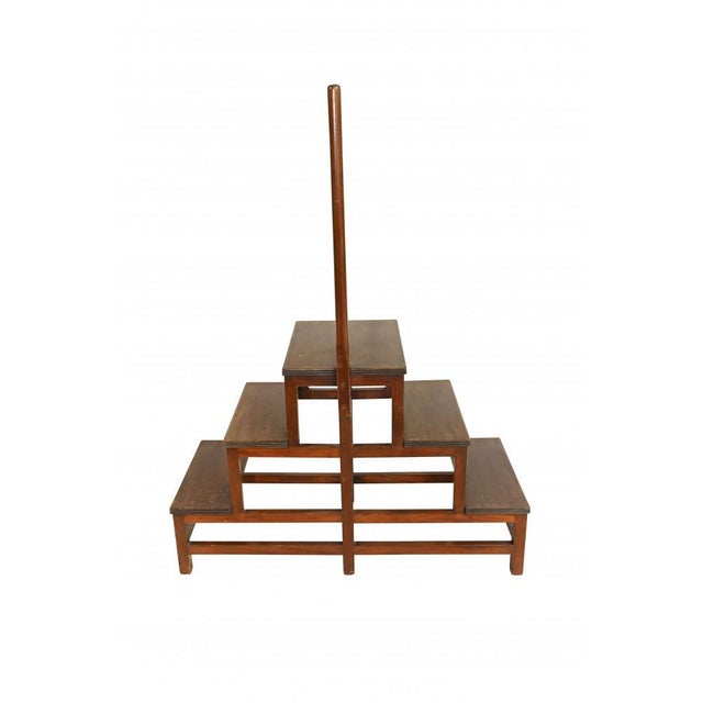 Victorian Mahogany Library Ladder For Sale - Image 6 of 8
