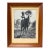 Vintage Bighorn Ram Wildlife Photograph Framed Black & White Mountain Photo For Sale