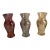 Vintage MCM Royal Danube Floral Etched Hand Cut Vases-Set of 3 For Sale