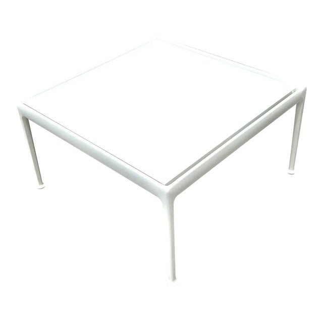 Knoll White Richard Schultz 1966 Collection Cocktail Outdoor Table for Knoll For Sale - Image 4 of 9
