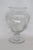 Neoclassical Italian Style Glass Pedestal Urn Vase Etched Floral Motif 5111b For Sale - Image 4 of 12