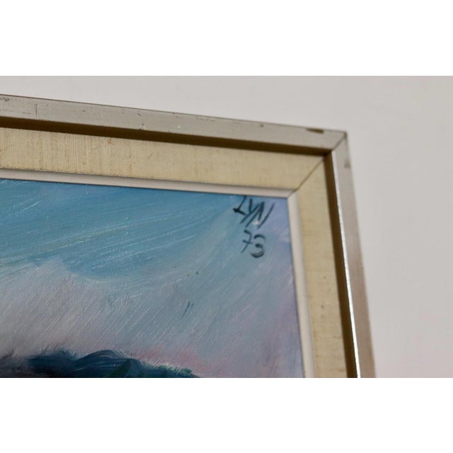 Lars Yngve Nilsson, Marsdag Arrie, 1973, Oil on Canvas, Framed For Sale - Image 4 of 10