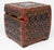 Mid 20th Century Hand-Carved Vintage Folk Art Wooden Tramp Art Style Storage Box For Sale - Image 5 of 12