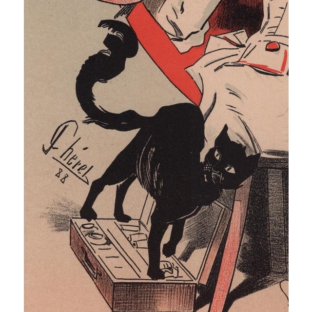 Late 19th Century J. Chéret, Exposition de A. Willette from Les Maîtres de L'Affiche, 1897, Original Lithograph For Sale - Image 5 of 13
