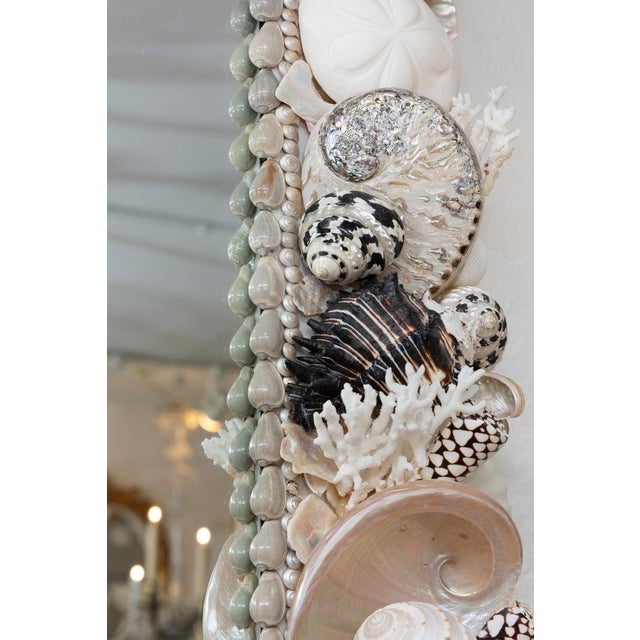 Custom Organic Shell Mirror For Sale In West Palm - Image 6 of 8