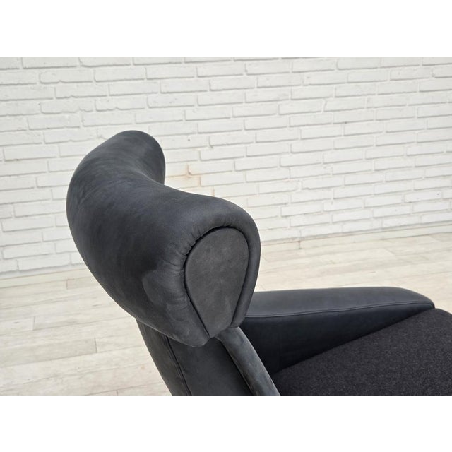 Leather Armchair by Illum Wikkelsø, 1970s For Sale - Image 13 of 17