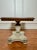 Heritage Hollywood Regency Wood Inlay Low Side Table in Taupe, Gold & Brown For Sale - Image 12 of 12