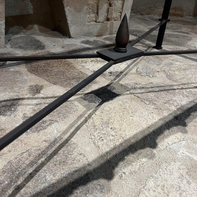 Arturo Pani 1950s Neoclassical Coffee Table + Brass Nuggets Arturo Pani Mexico For Sale - Image 4 of 7