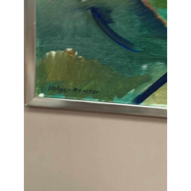 Holger Karlson, Swedish Composition, 1960s, Oil on Canvas, Framed For Sale - Image 6 of 18