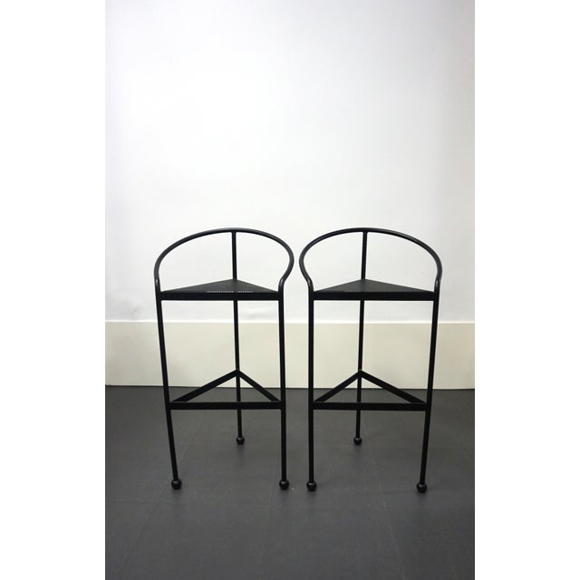 Vintage High Stools, 1986, Set of 2 For Sale - Image 14 of 14