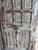 Vintage Blue Carved Barn Door – Rustic Handcrafted Wooden Hinged Door With Distressed Finish For Sale In Orlando - Image 6 of 9