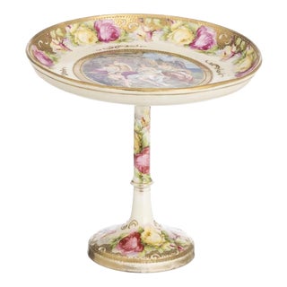 19th Century Tall-Footed Fruit Bowl For Sale