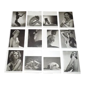 Vintage Mid 20th Century Nude Female Photogravures - Set of 12