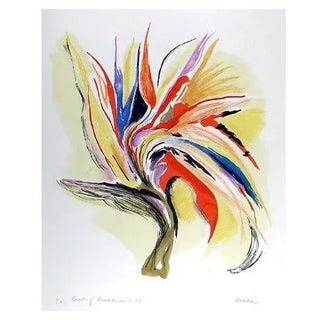 Vick Vibha Bird of Paradise II Lithograph For Sale