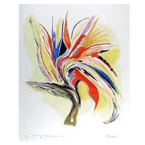 Vick Vibha Bird of Paradise II Lithograph