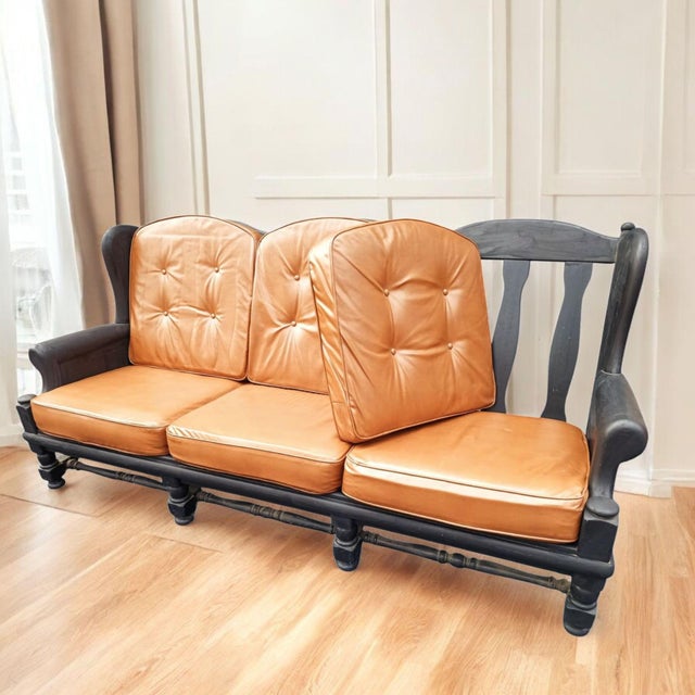 Rare Exquisite Vintage Ethan Allen Sofa For Sale In Raleigh - Image 6 of 7