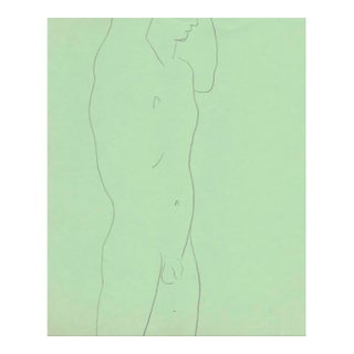 1970s James Bone Stretching Male Nude For Sale
