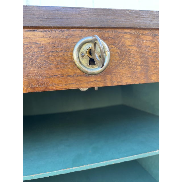 Oak Roll-Top Filing Cabinet, 1970s For Sale - Image 17 of 17