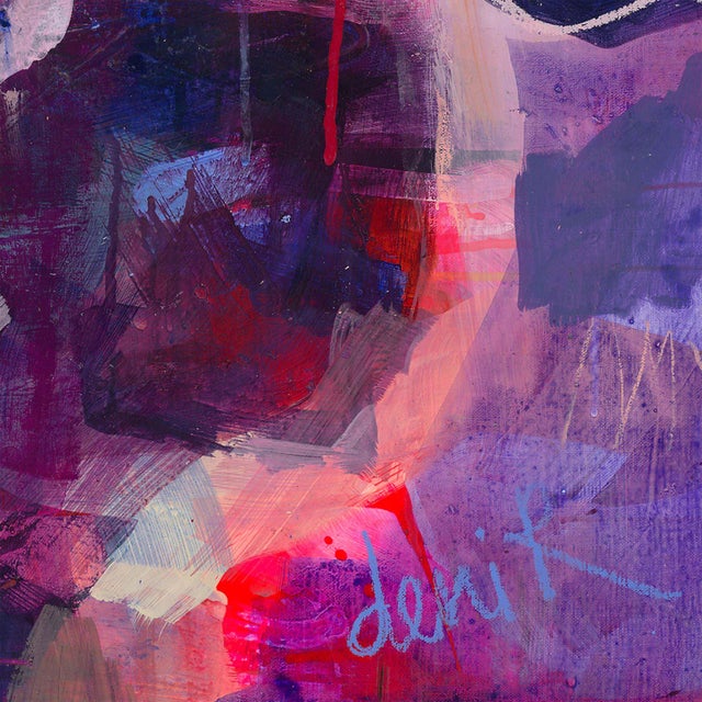 "Laugh Blue Cry Pink" Original by Deni Rayneau From the Alice in Wonderland Collection For Sale - Image 4 of 4