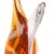 Glass Vintage Murano Dino Martens Sommerso Bright Orange White Fins Italian Art Glass Fish Sculpture For Sale - Image 7 of 9