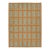 Swedish-Style Geometric Flatweave Wool Rug in Rust and Sky Blue For Sale