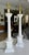 Metal 1960s Tall Italian Column Neoclassic Alabaster Table Lamps - a Pair For Sale - Image 7 of 18