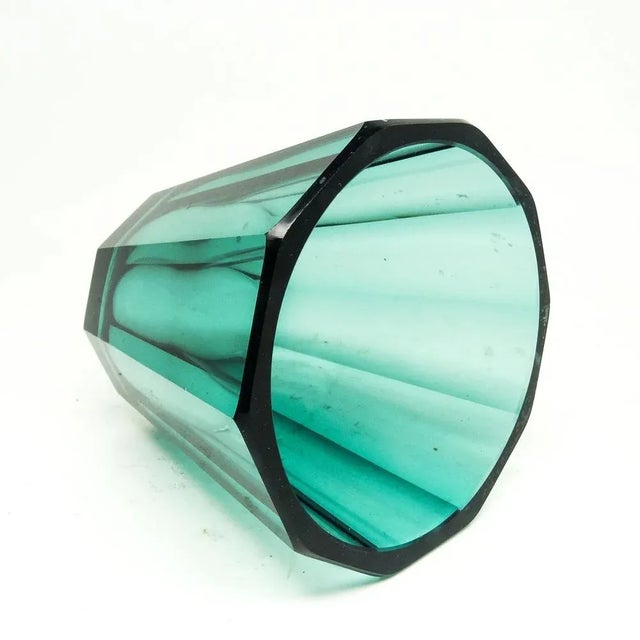 1930s Art Deco Vase from Moser, Czechoslovakia, 1930s For Sale - Image 5 of 9