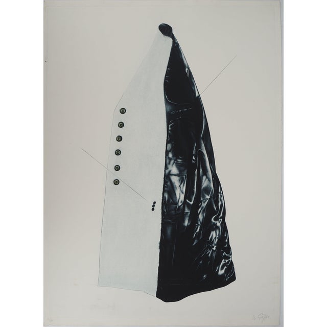 Wolfgang Gäfgen, Coat, 1975, Original Aquatint Etching For Sale