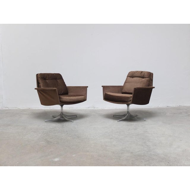 Sedia Swivel Lounge Chairs by Horst Brüning for Cor, 1972, Set of 2 For Sale - Image 6 of 18