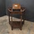 This English Oak Angled Front Barley Twist Front Leg Umbrella Stand has a lift up center for storage. It is a nice size...