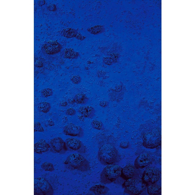 Abstract Yves Klein Relief Éponge-Blue Re 17 Official Exhibition Poster For Sale - Image 3 of 3